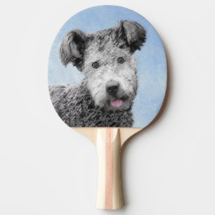 Raquette De Ping Pong Pumi Peinture - Cute Original Chien Art