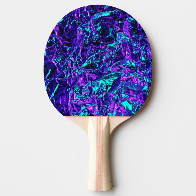 Raquette De Ping Pong Purple et Turquoise (Devant)