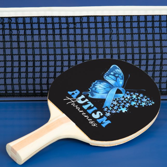 Raquette De Ping Pong Puzzle Papillon Coloré (Insitu)