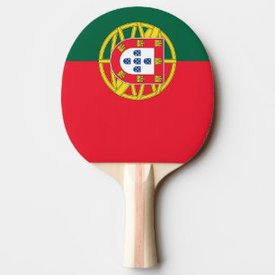Raquette De Ping Pong Qualité du drapeau portugais