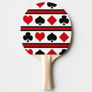 Raquette De Ping Pong Quatre combinaisons de cartes