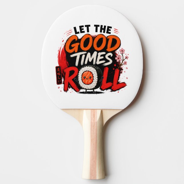 Raquette De Ping Pong Que les bons temps roulent  (Devant)