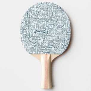 Raquette De Ping Pong Question Apprendre Nuage MotssTexte Motif Message