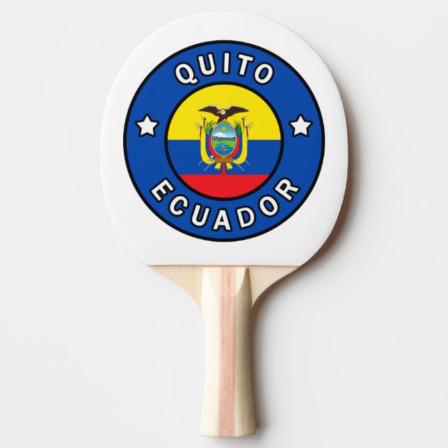 Raquette De Ping Pong Quito Équateur (Devant)