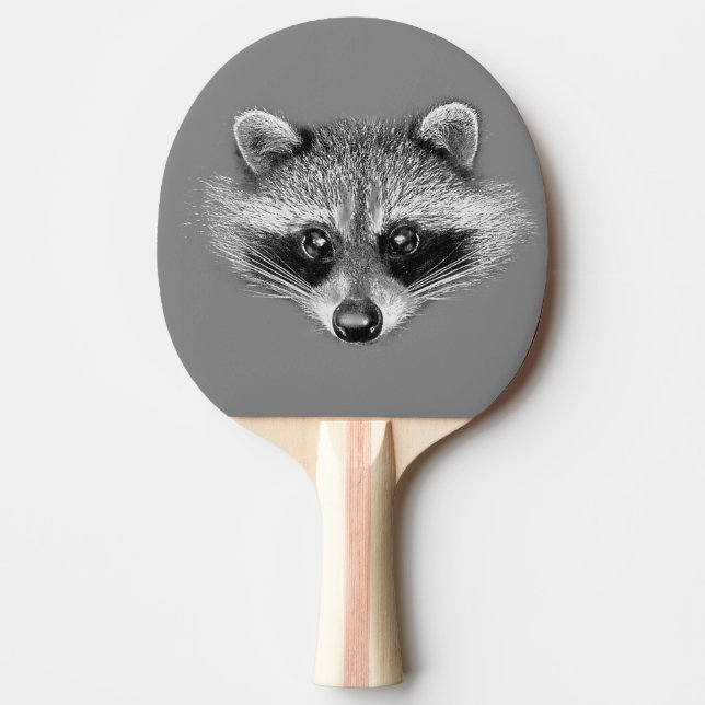 Raquette De Ping Pong Raccoon (Devant)