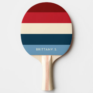 Raquette De Ping Pong Raides de flammes & Horizon Brûlant Personnalisé R