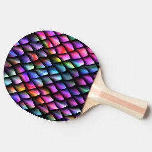 Raquette De Ping Pong Rainbow Dragon Scales Ping Pong Paddle