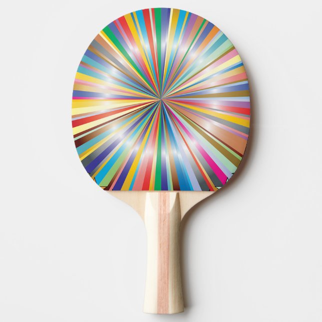 Raquette De Ping Pong Rainbow Starburst (Devant)