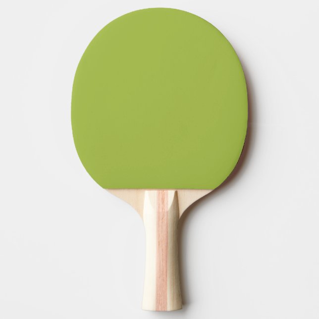 Raquette De Ping Pong Raisin blanc vert printemps saison couleur solide (Devant)
