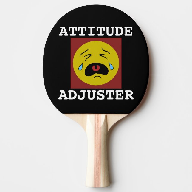 Raquette De Ping Pong RAJUSTER L'ATTITUDE Paddles de ping-pong FUNNY (Devant)