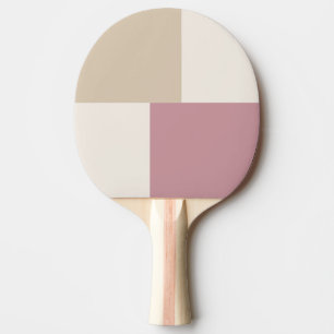 Raquette De Ping Pong Rame de ping-pong à bloc de couleur abstrait d'est