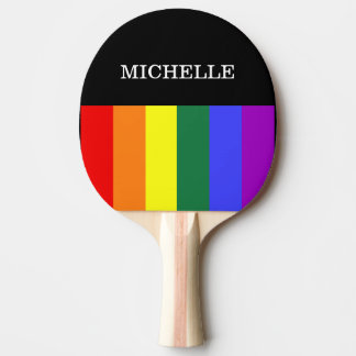 Raquette De Ping Pong Raquete de Ping-Pong Orgulho Gay Rainbow