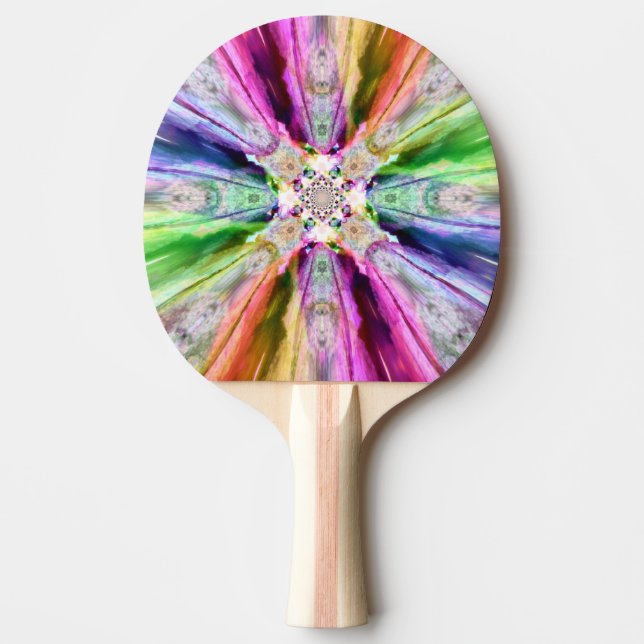 Raquette de ping pong Rayons Arc-en-ciel (Devant)