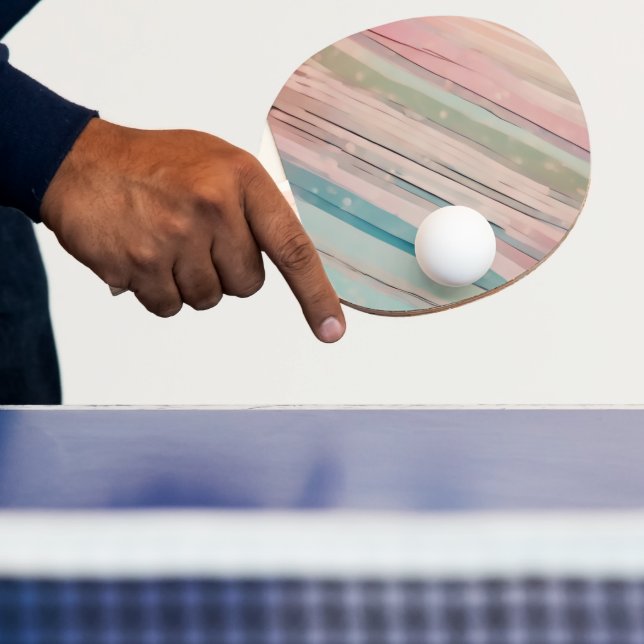 Raquette De Ping Pong Rayures aux teintes douces (Insitu)