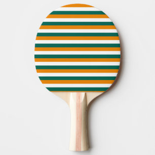 Raquette De Ping Pong rayures du drapeau de Chypre symbole du pays motif