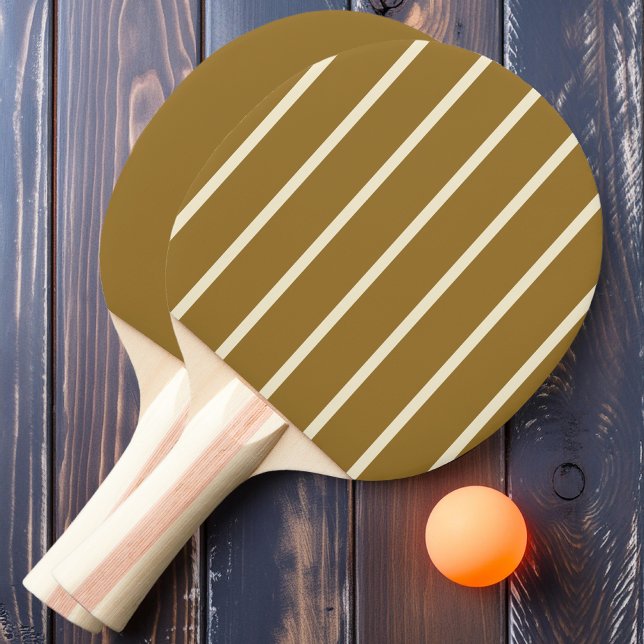 Raquette De Ping Pong Rayures et uni de vent chaud du désert (Créateur téléchargé)
