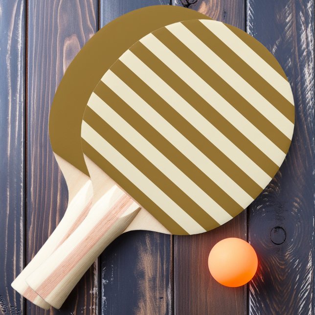 Raquette De Ping Pong Rayures et Uni Désert Chaud Polo (Créateur téléchargé)