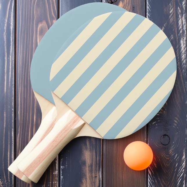 Raquette De Ping Pong Rayures et uni Polo Ciel Clair (Créateur téléchargé)
