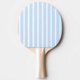 Raquette De Ping Pong Rayures fines bleu clair
