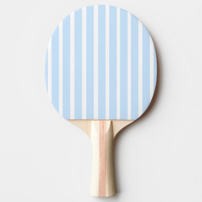 Raquette De Ping Pong Rayures fines bleu clair (Devant)