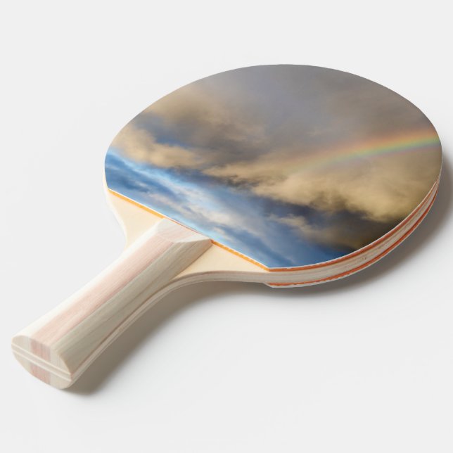 Raquette De Ping Pong rébellion arc-en-ciel (Dos Angle)