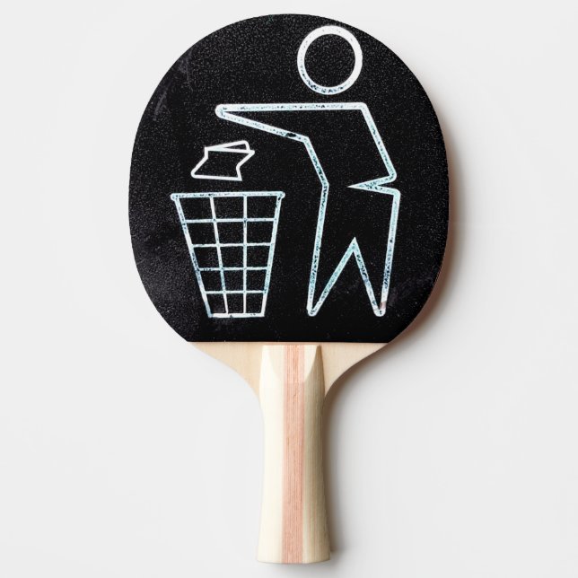 Raquette De Ping Pong Recycler et ne pas perdre (Devant)