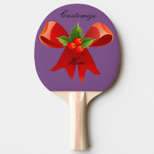 Raquette De Ping Pong Red Ribbon Holly Thunder_Cove