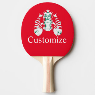 Raquette De Ping Pong Reine de la couronne étoilée Sirène Thunder_Cove