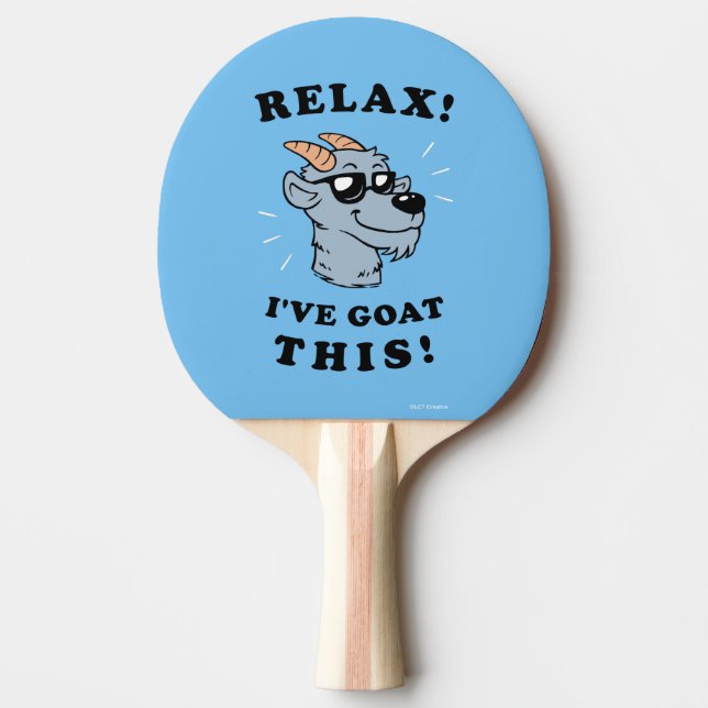Raquette De Ping Pong Relax ! J'ai chéri ça (Devant)
