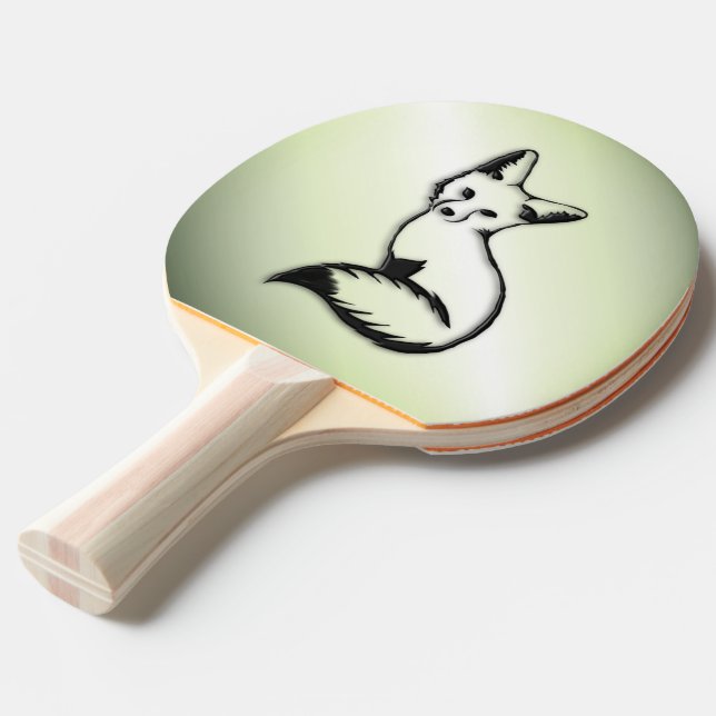 Raquette De Ping Pong Renard Vert Fox   (Devant Angle)