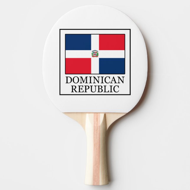 Raquette De Ping Pong République dominicaine (Devant)