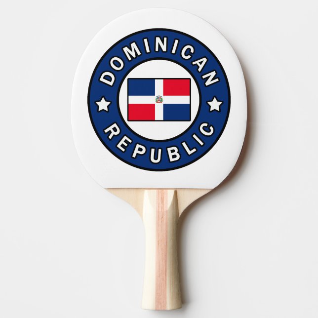 Raquette De Ping Pong République dominicaine (Devant)