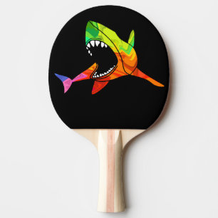 Raquette De Ping Pong Requin coloré