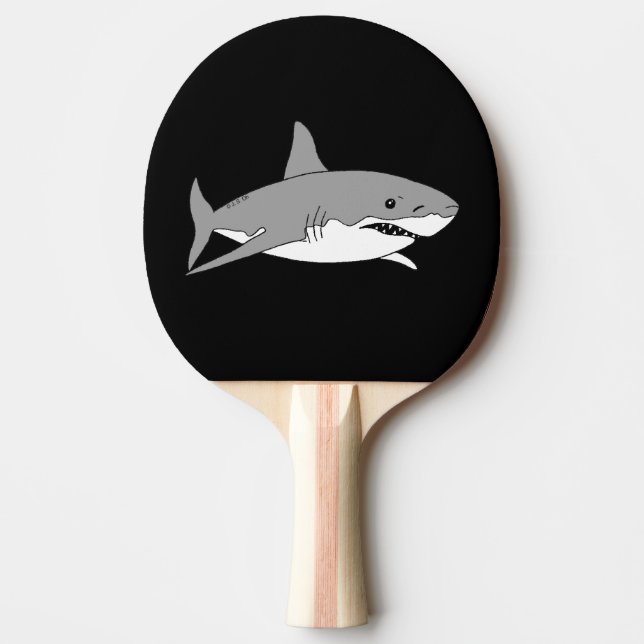 Raquette De Ping Pong Requin gris (Devant)