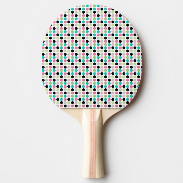 Raquette De Ping Pong Retour en caoutchouc rouge (Devant)