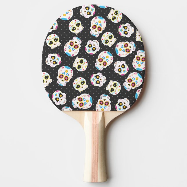 Raquette De Ping Pong Retour en caoutchouc rouge (Devant)