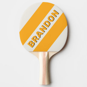 Raquette De Ping Pong Rétro Baisers du Soleil Trois Bandes Audacieuses a