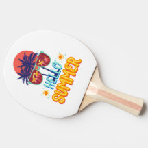 Rétro Bonjour Été Plage Vibes Palmier Arrière