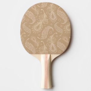 Raquette De Ping Pong Rétro-feater-pâle-motif