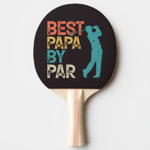 Raquette De Ping Pong Retro Golfer - Meilleur Papa Par Par