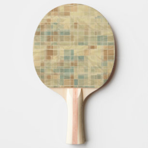 Raquette De Ping Pong Rétro motif géométrique 2