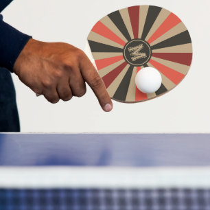 Raquette De Ping Pong Retro Sunburst