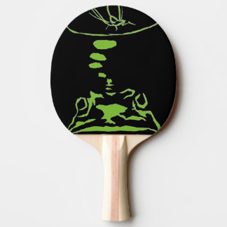 Raquette De Ping Pong "Rêves de grenouille affamée - vert" Ping Pong Pad