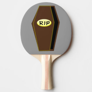 Raquette De Ping Pong RIP Halloween café de Doom Ping Pong Paddle