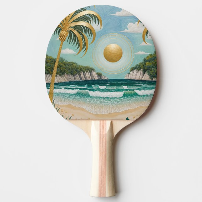 Raquette De Ping Pong Rives d'or (Devant)