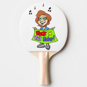 RAQUETTE DE PING PONG ROCK 'N RÈGLES DE ROULEMENT