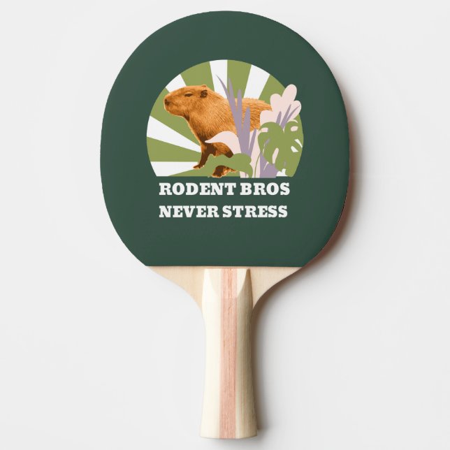 Raquette De Ping Pong Rodent Bros ne jamais stress Capybara (Devant)