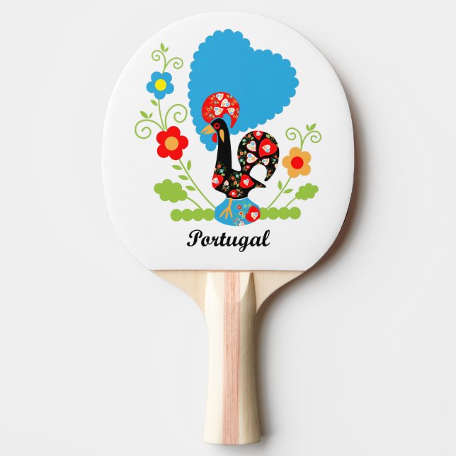 Raquette De Ping Pong Rooster portugais (Devant)