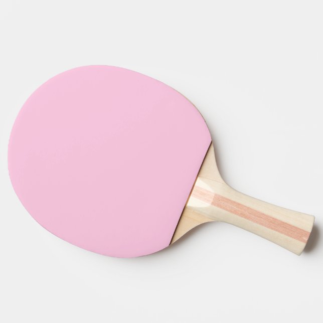 Raquette De Ping Pong Rose classique solide (Côté)
