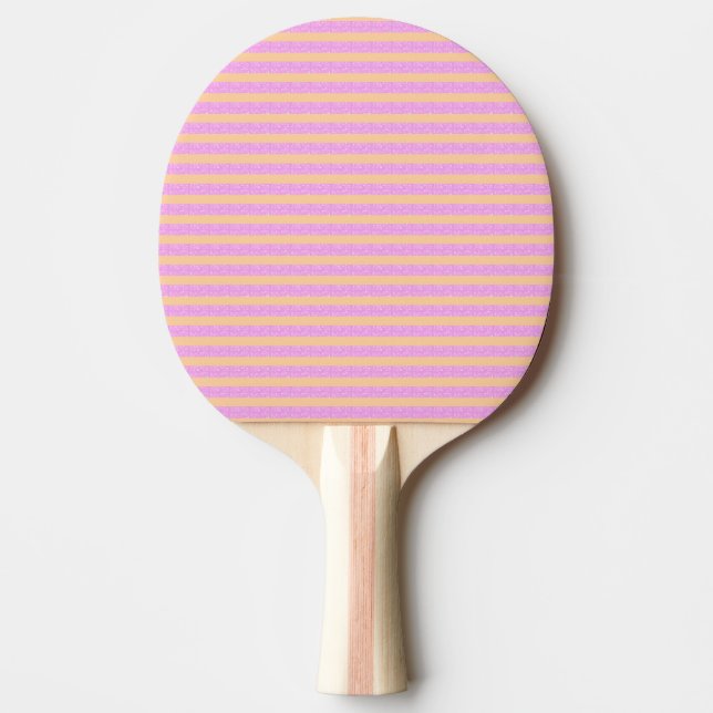 Raquette De Ping Pong Rose Géométrique  (Devant)